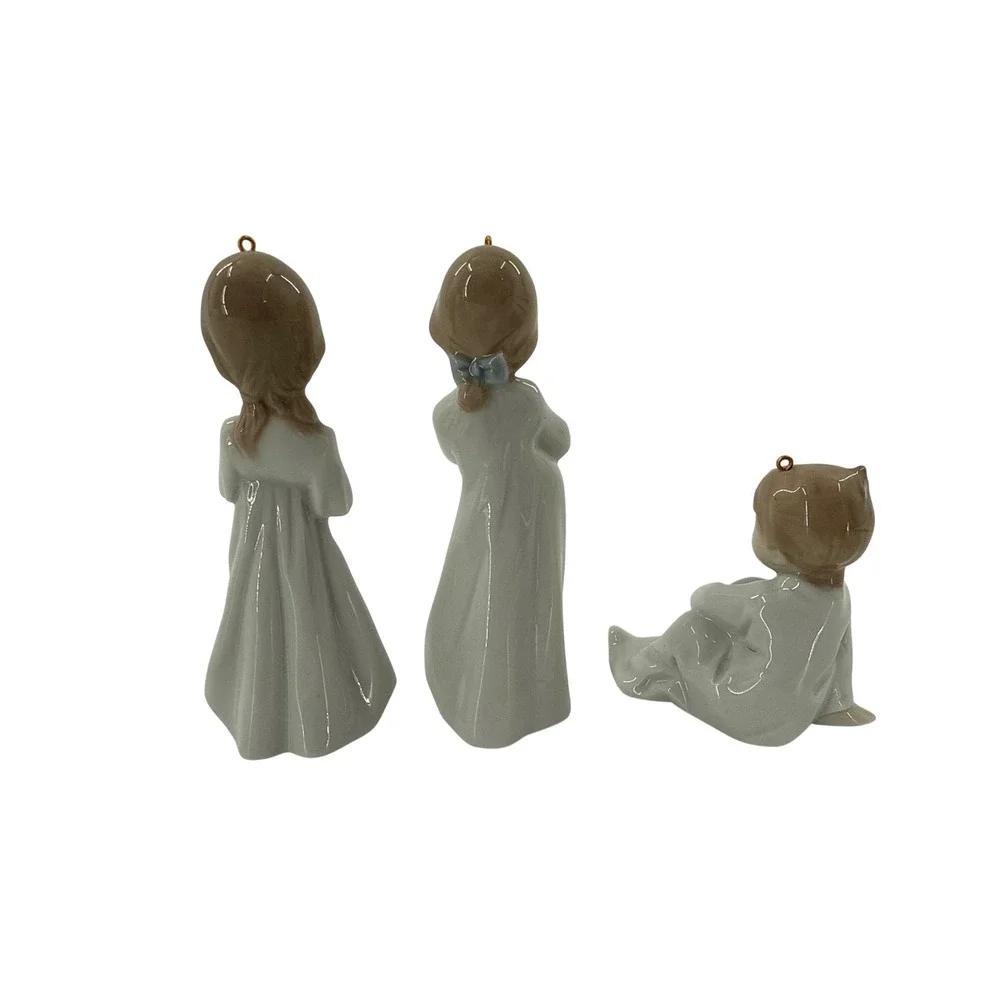 Lladro Porcelain Ornaments Set of 3 Children‎ Nightgowns Gifts DAISA 1992 Spain